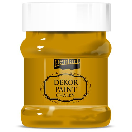Pentart Křídová a dekorační barva PENTART 230 ml MUŠKÁTOVÁ ŽLUTÁ