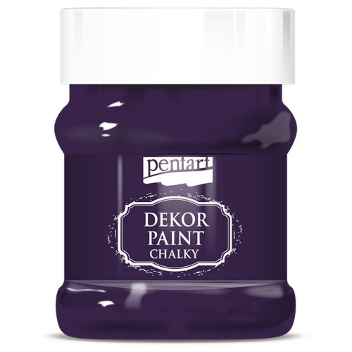 Pentart Křídová a dekorační barva PENTART 230 ml PURPUROVÁ