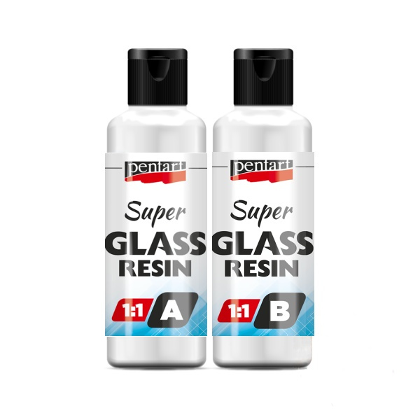 Pentart Pryskyřice SUPER GLASS PENTART dvousložková 2x125 ml