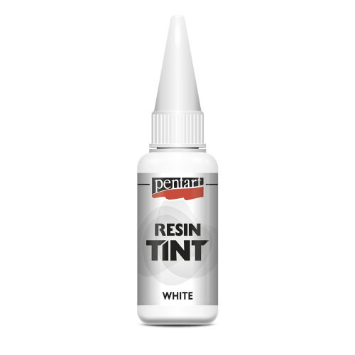 Pentart Barva do pryskyřice krycí PENTART 20 ml  BÍLÁ