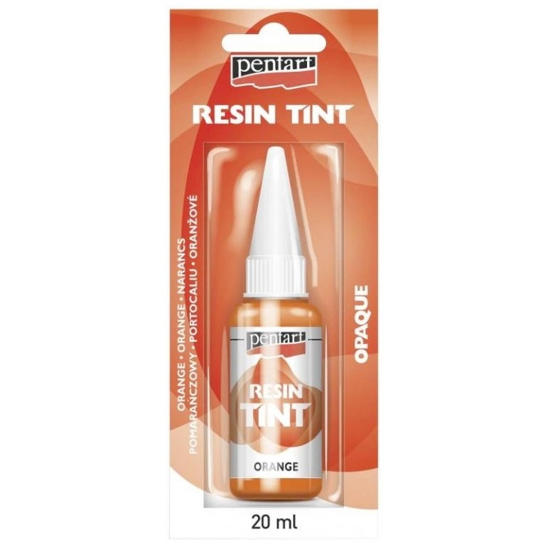 Pentart Barva do pryskyřice krycí PENTART 20 ml ORANŽOVÁ