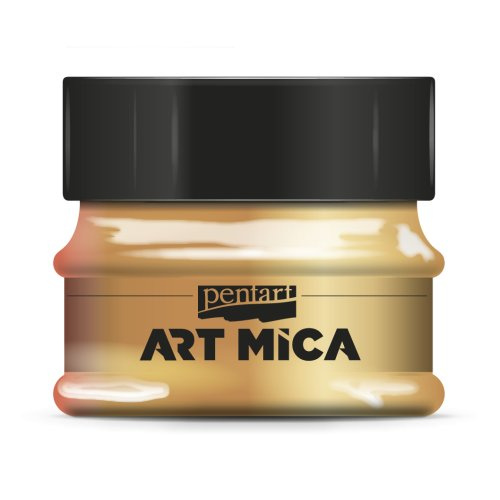 Pentart Minerální prášek ART MICA PENTART 9 g ORANŽOVÁ