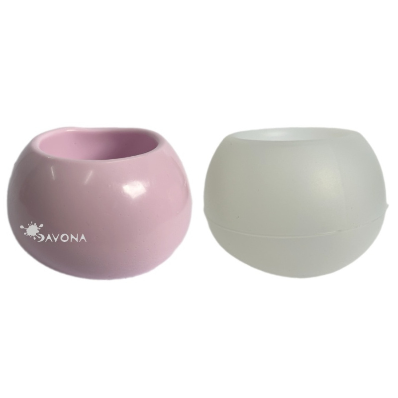 Silikonová forma na odlévání Pentart - svícen hladký 8,5 × 5,5  × 8,5 cm (1ks)