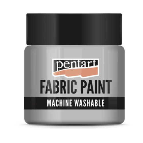 Pentart Barva na textil metalická PENTART 50 ml STŘÍBRNÁ