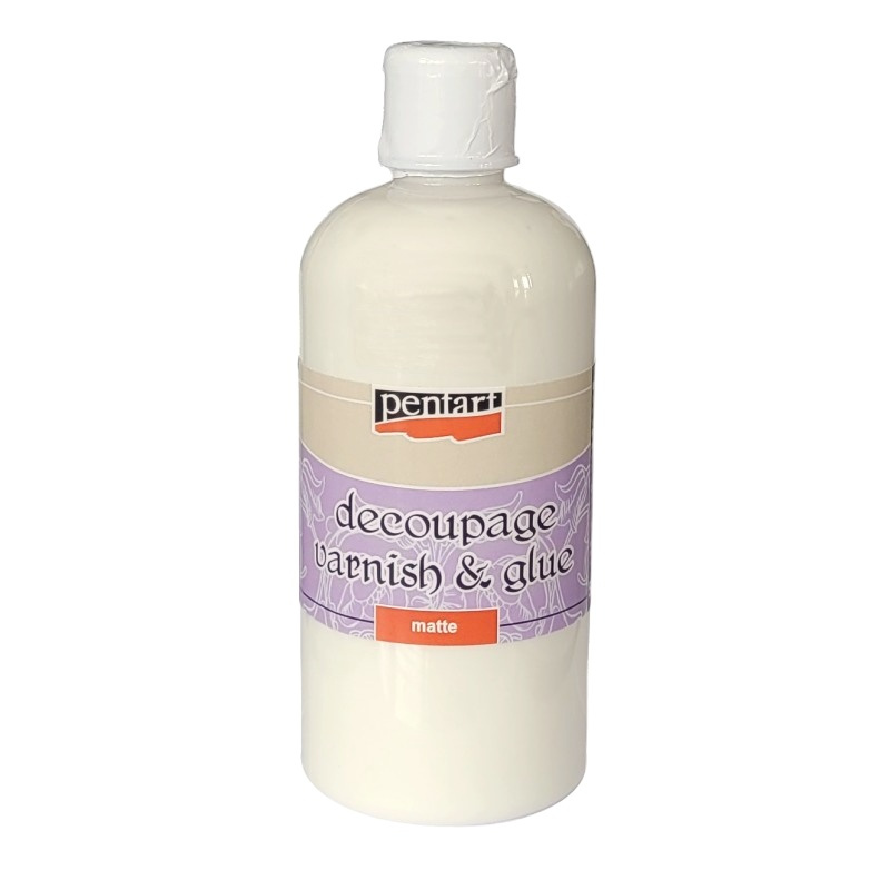 Pentart Lepidlo a lak na Decoupage matný 500 ml