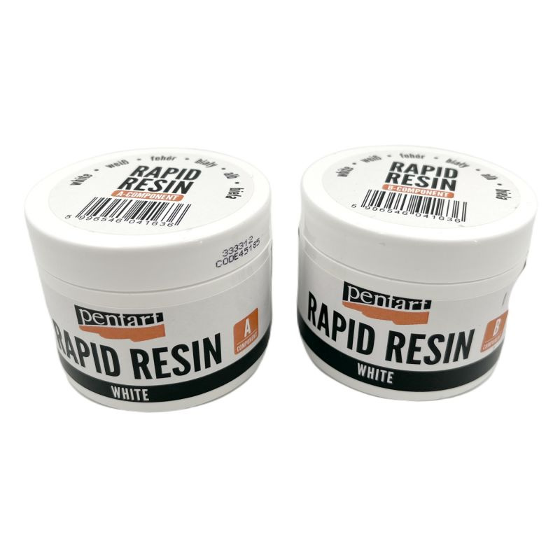 Pentart Rapid Resin PENTART 1:1 sada 80 ml BÍLÁ