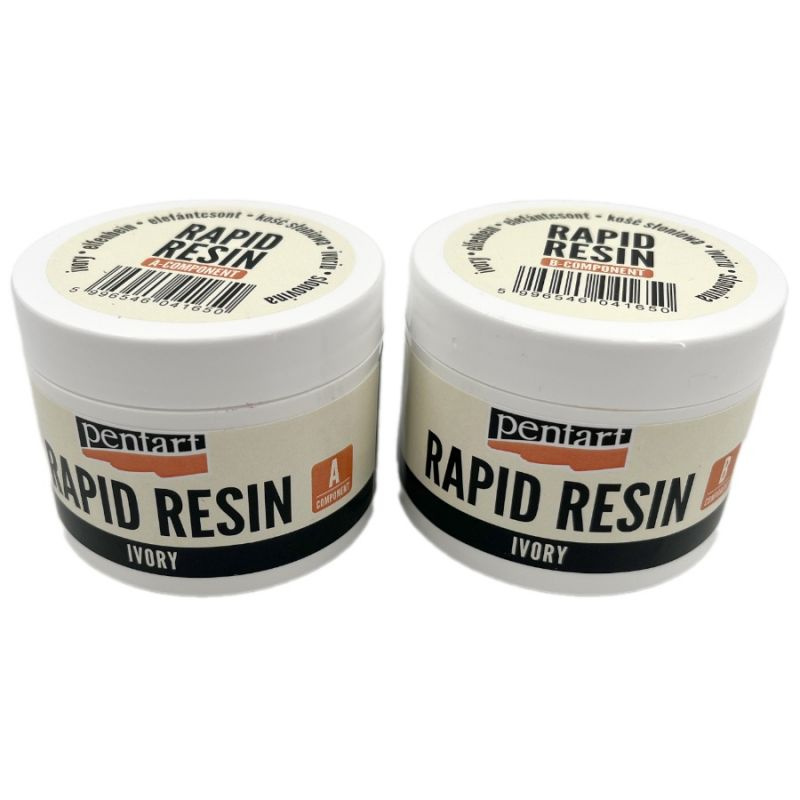 Pentart Rapid Resin PENTART 1:1 sada 80 ml SLONOVINOVÁ