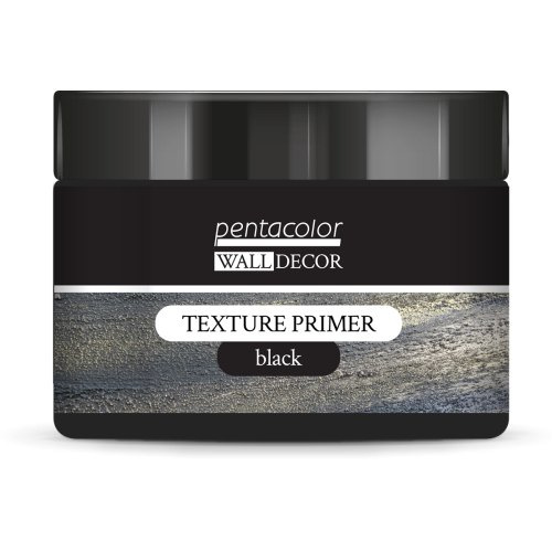 Pentart Texturovací základ WALL DECOR 150 ml ČERNÁ