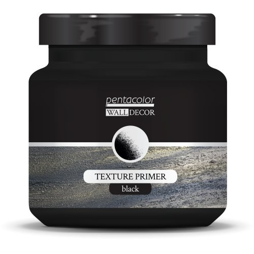 Pentart Texturovací základ WALL DECOR 1000 ml ČERNÁ