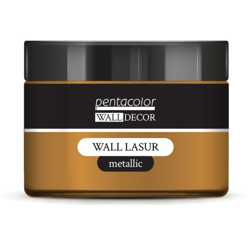 Pentart Lazurovací barva na zeď metallic WALL DECOR 150 ml ANTICKÁ MĚDĚNÁ