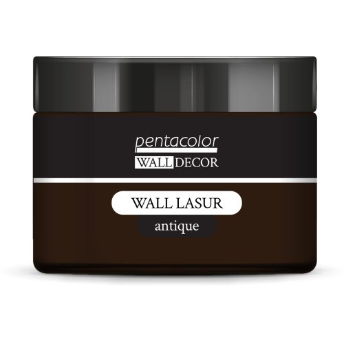 Pentart Lazurovací barva na zeď antique WALL DECOR 150 ml ŽLUTOHNĚDÁ
