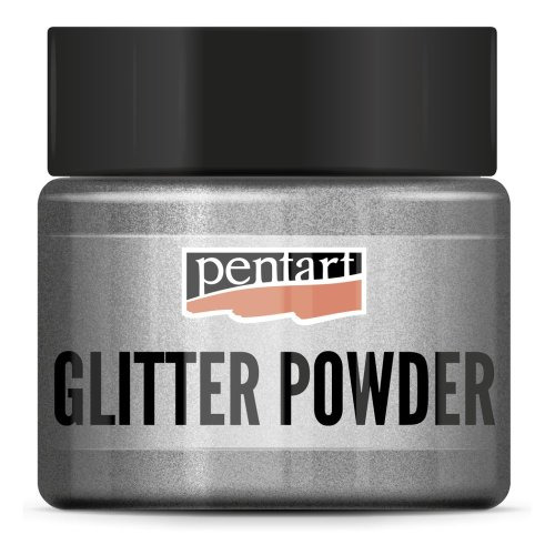 Pentart Glitrový prášek Junior PENTART 19 g STŘÍBRNÁ