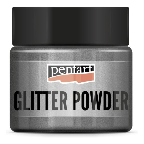 Pentart Glitrový prášek Junior PENTART 19 g GRAFITOVÁ