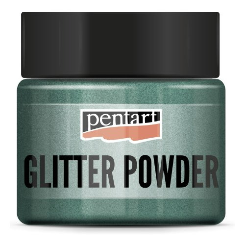 Pentart Glitrový prášek Junior PENTART 19 g SVĚTLE ZELENÁ