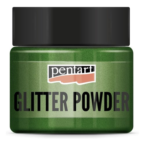 Pentart Glitrový prášek Junior PENTART 19 g ZELENÁ