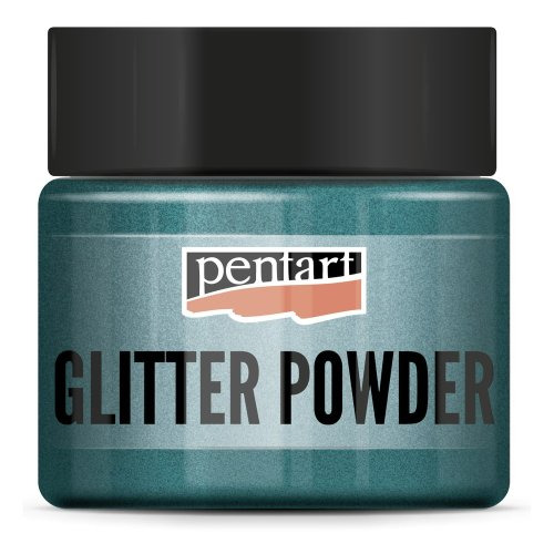 Pentart Glitrový prášek Junior PENTART 19 g TYRKYSOVÁ
