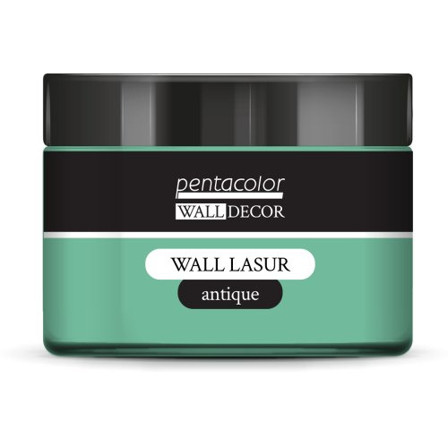Pentart Lazurovací barva na zeď antique WALL DECOR 150 ml PATINA ZELENÁ