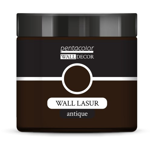 Pentart Lazurovací barva na zeď antique WALL DECOR 500 ml ŽLUTOHNĚDÁ