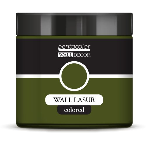 Pentart Lazurovací barva na zeď barevná WALL DECOR 500 ml OLIVOVÁ