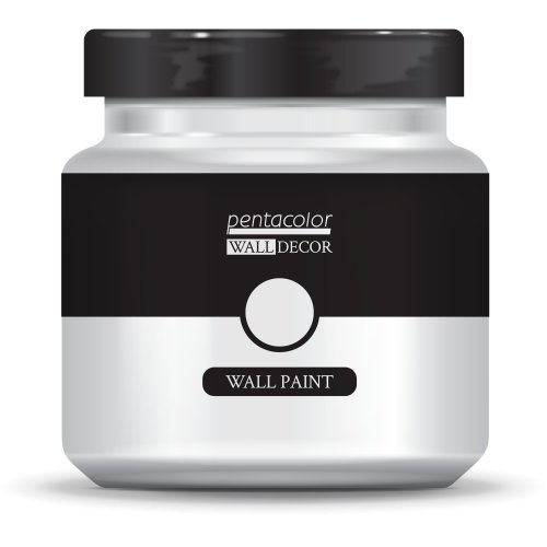 Pentart Barva na zeď WALL DECOR 1000 ml ANTICKÁ BÍLÁ