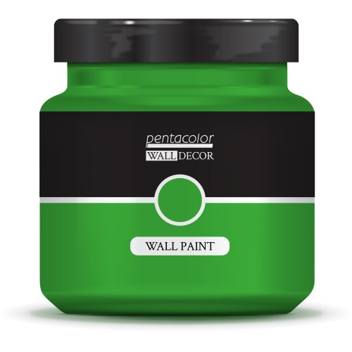Pentart Barva na zeď WALL DECOR 1000 ml JABLEČNÁ ZELENÁ