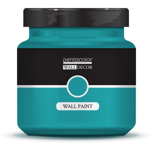 Pentart Barva na zeď WALL DECOR 1000 ml AZUROVÁ MOŘE