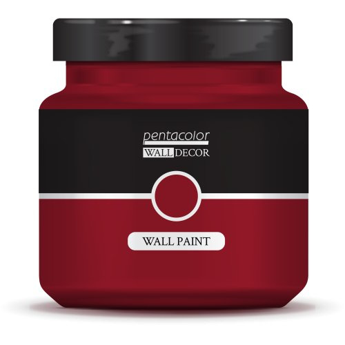 Pentart Barva na zeď WALL DECOR 1000 ml BORDEAUX