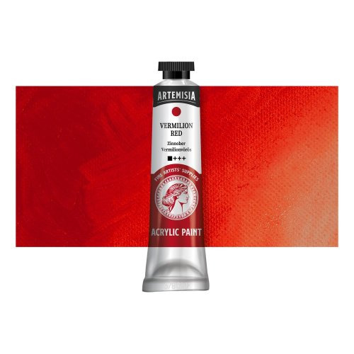 Artemisia Akrylová barva ARTEMISIA 20 ml rumělka červená