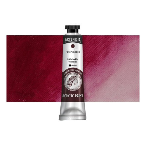 Artemisia Akrylová barva ARTEMISIA 20 ml purpurová červená