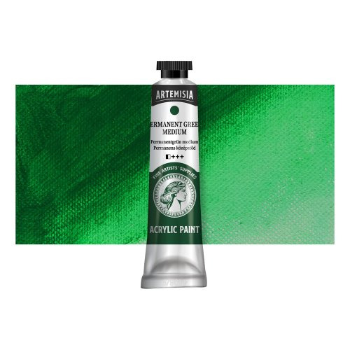 Artemisia Akrylová barva ARTEMISIA 20 ml permanentní zelená střední
