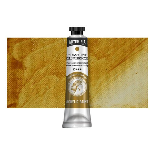 Artemisia Akrylová barva ARTEMISIA 20 ml transparentní žlutý oxid železa