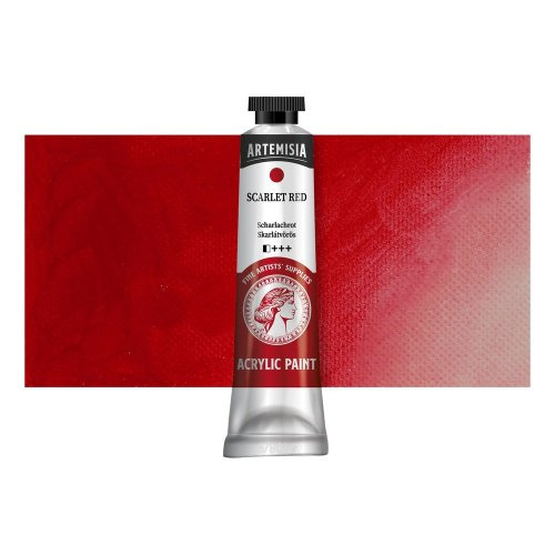 Artemisia Akrylová barva ARTEMISIA 40 ml šarlatová červená