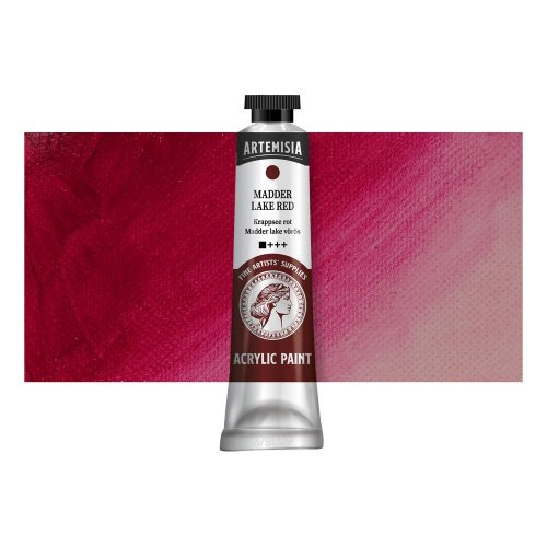 Artemisia Akrylová barva ARTEMISIA 40 ml kraplak červený
