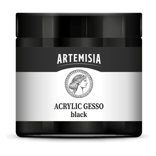 Artemisia Akrylové gesso ARTEMISIA 500 ml černé