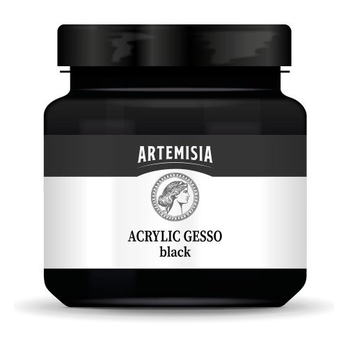 Artemisia Akrylové gesso ARTEMISIA 1000 ml černé