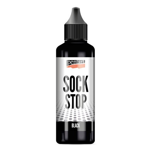 Pentart Protiskluzová gelová pasta na ponožky PENTART 80 ml ČERNÁ