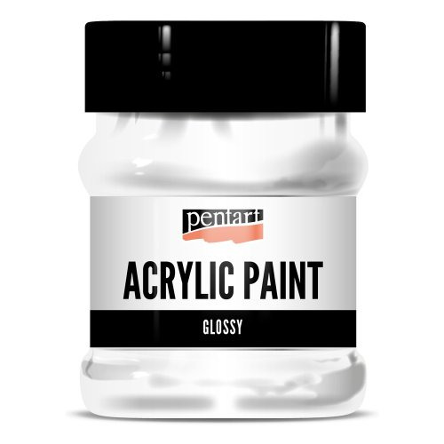 Pentart Akrylová barva lesklá PENTART 230 ml BÍLÁ