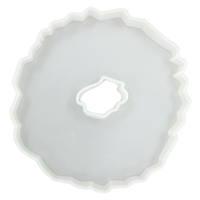 Silikonová forma na odlévání Pentart - kruh s otvorem 13 x 13 x1 cm (1ks)