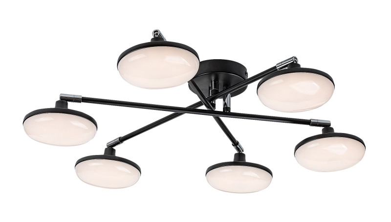 Stropní svítidlo Madi matná černá LED 24W RABALUX 71063