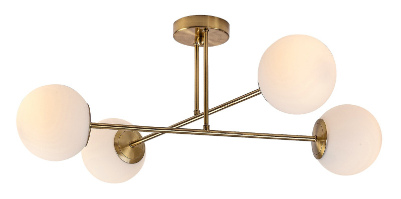 Stropní svítidlo Kiara zlatá E27 4×35W RABALUX 71082
