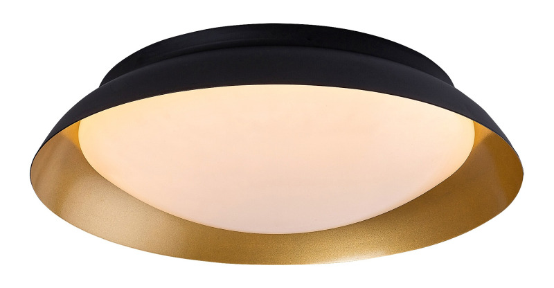 Stropní svítidlo Hafsa černá/zlatá LED 24W RABALUX 71187