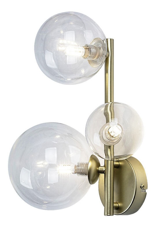 Nástěnné svítidlo Aslov zlatá G9 3×28W RABALUX 71299