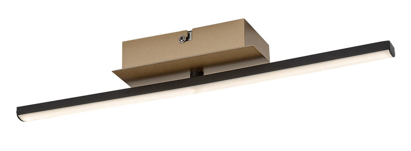Stropní svítidlo Demir černá/zlatá LED 8W RABALUX 71397