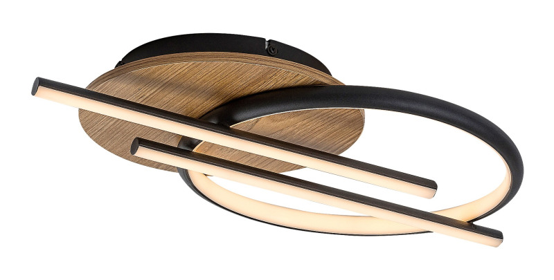 Stropní svítidlo Arash černá LED 40W RABALUX 71404