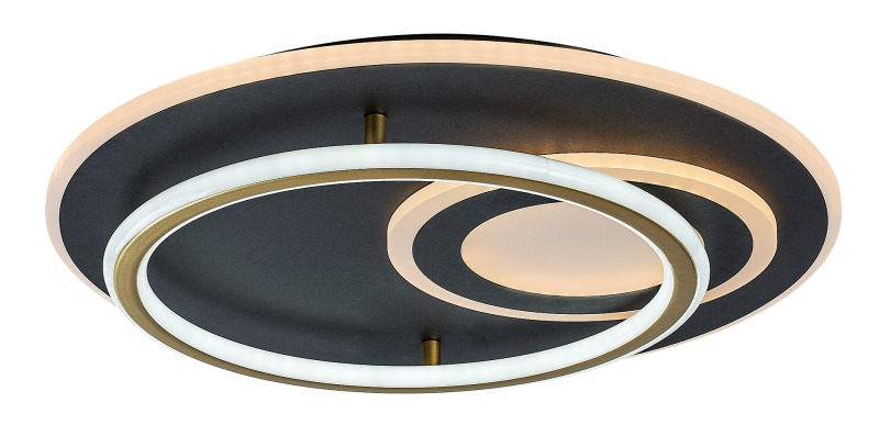 Stropní svítidlo Brantiel černá/zlatá LED 60W RABALUX 71466