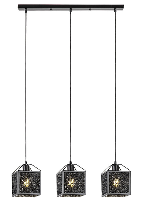 Závěsné svítidlo Samilo černá E27 3×40W RABALUX 72219
