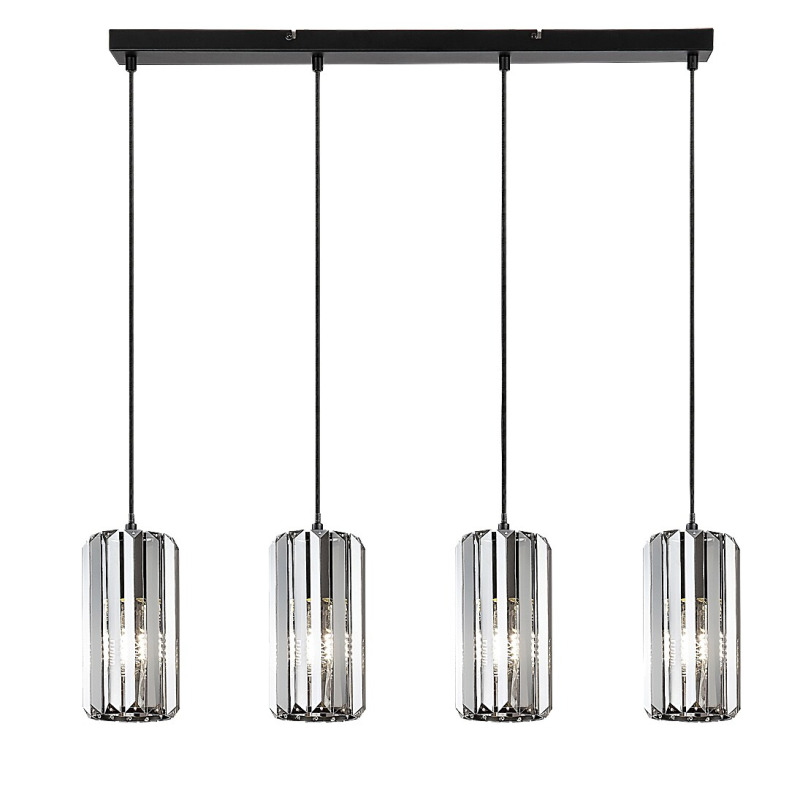 Závěsné svítidlo Veness matná černá E27 4×40W RABALUX 72256