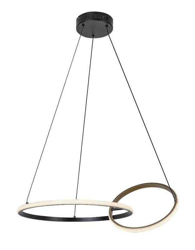 Závěsné svítidlo Emilion černá/zlatá LED 36W RABALUX 72296