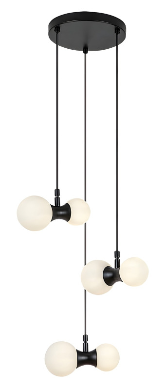Závěsné svítidlo Lition černá G9 6×28W RABALUX 72300