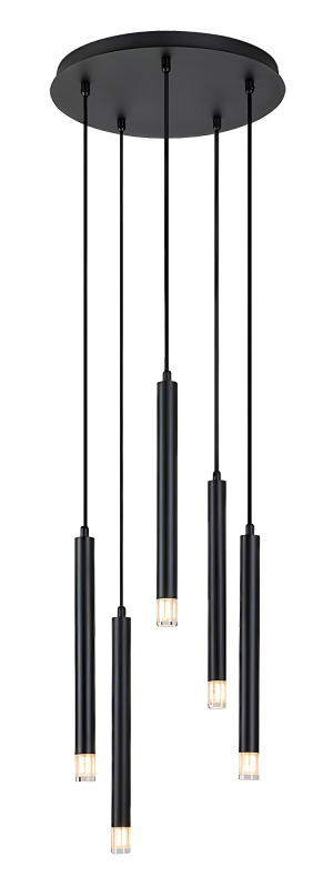 Závěsné svítidlo Ramira černá G9 5×5W RABALUX 72360